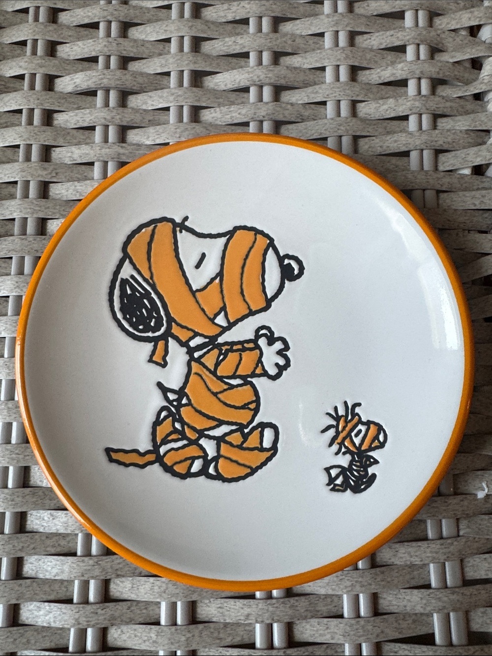 Snoopy Halloween Plate